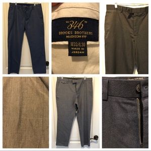 Jeans/Pants/Chinos-Levi’s/Brooks Brothers-30/31/32